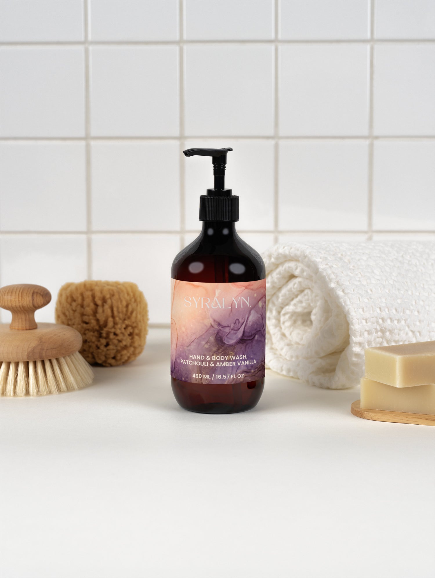 Hand & Body Wash, Patchouli & Amber Vanilla