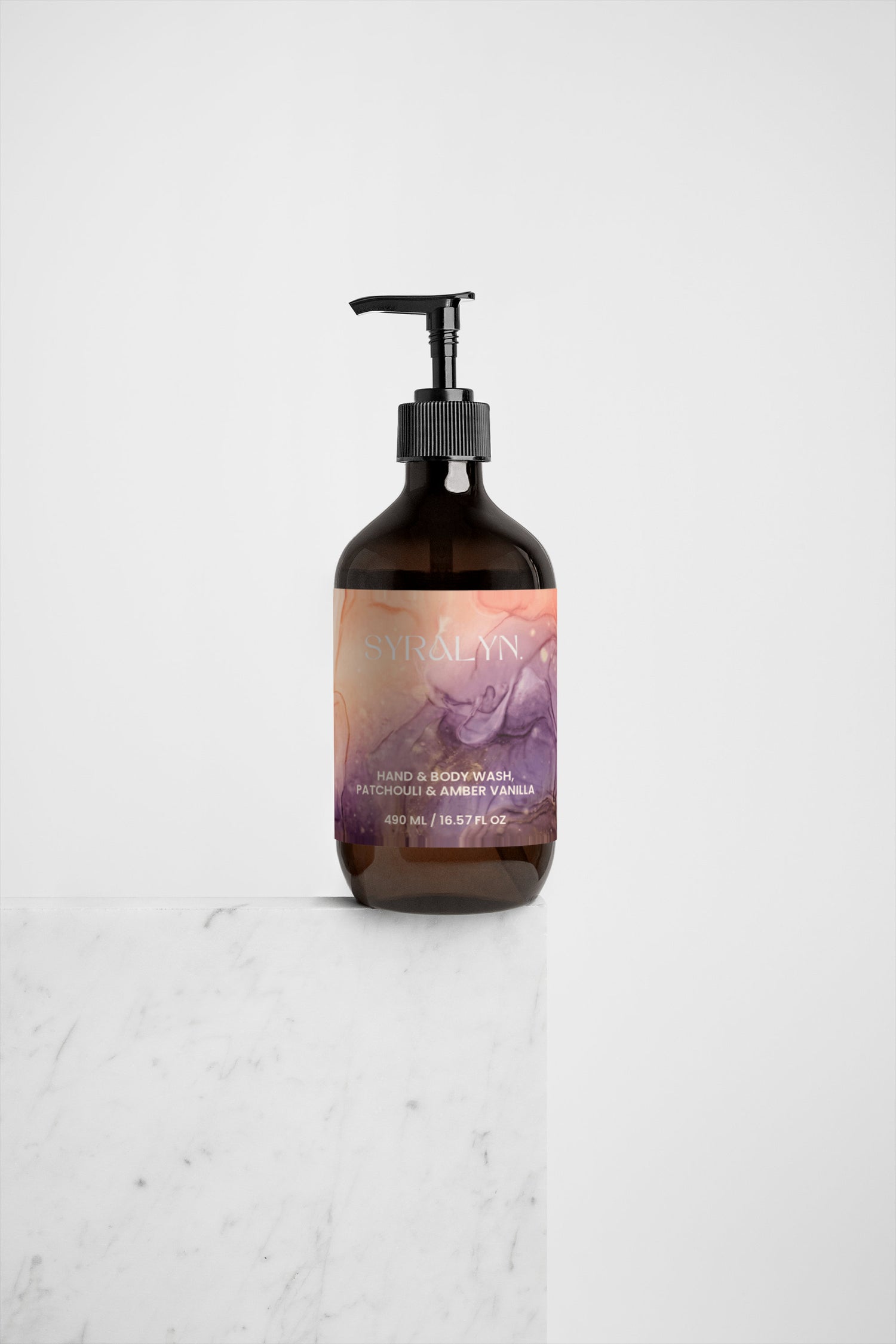 Hand & Body Wash, Patchouli & Amber Vanilla